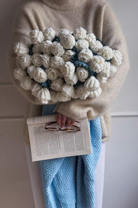 Blooming Rose Handmade Crochet Blanket