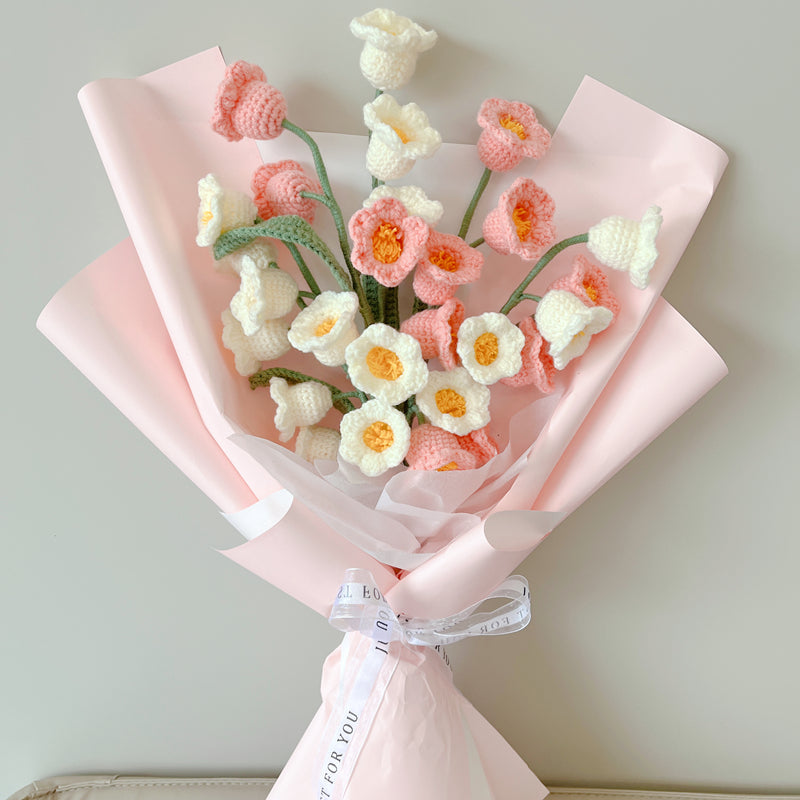 Handwoven Lily of the Valley Bouquet