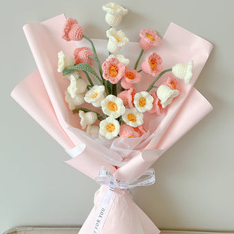 compare product Handwoven Lily of the Valley Bouquet