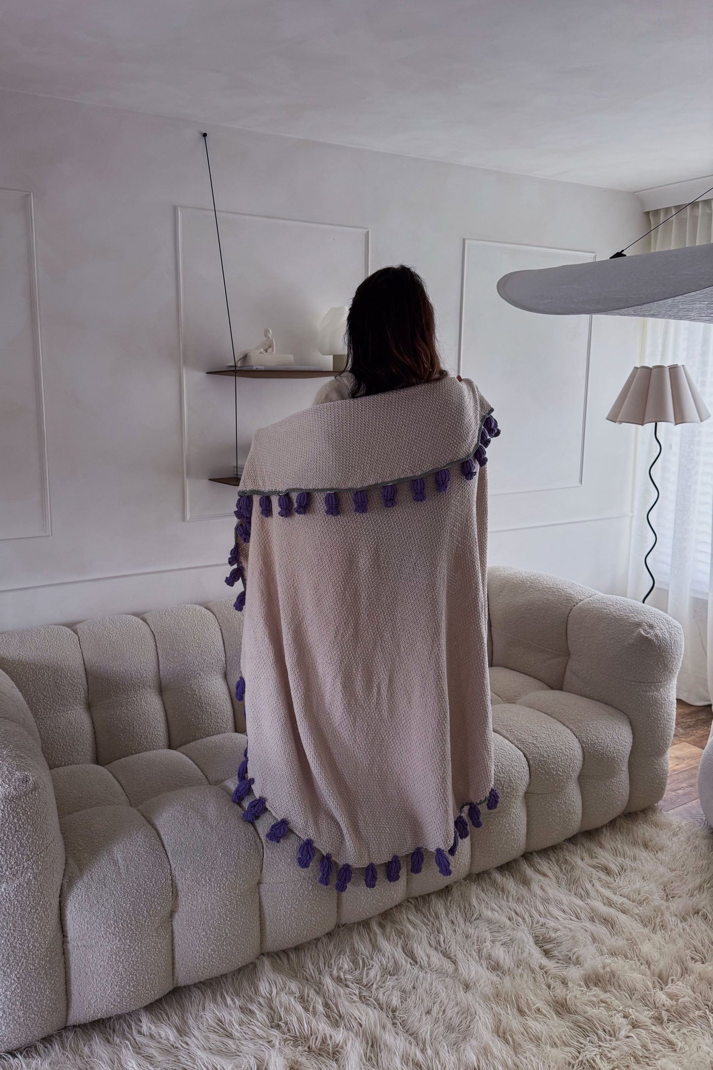 Blooming Rose Handmade Crochet Blanket
