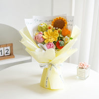 Hand Knitted Cosmos bipinnatus Mixed Bouquet