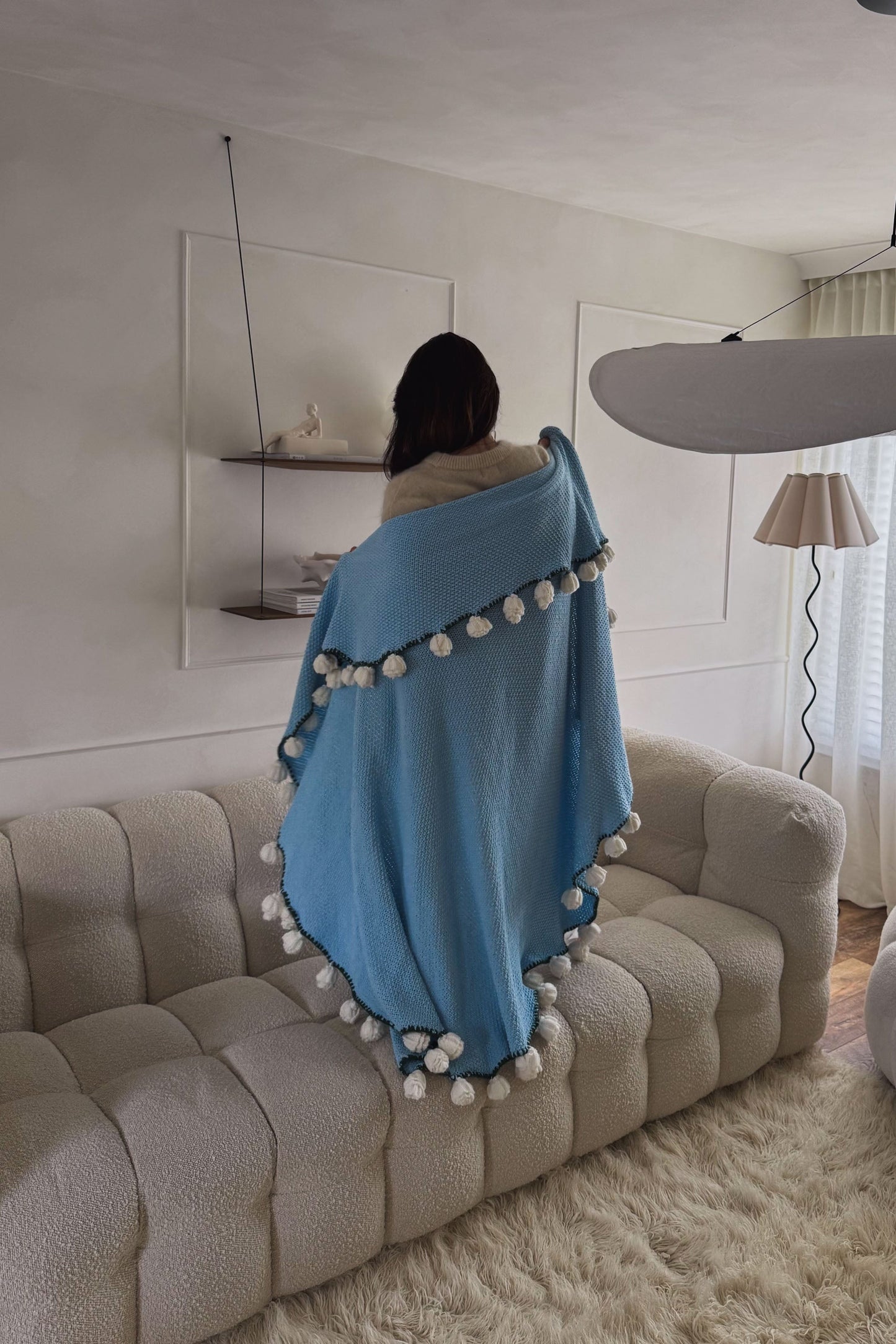 Blooming Rose Handmade Crochet Blanket