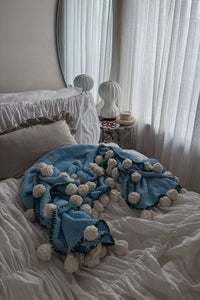 Blooming Rose Handmade Crochet Blanket