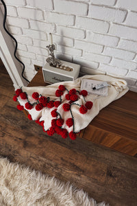 Blooming Rose Handmade Crochet Blanket