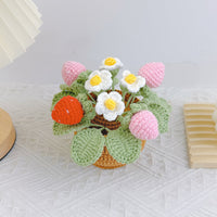 Crochet Tulip Flower Pot