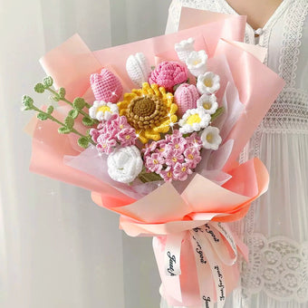 compare product Handmade Oversized Sunflower Bouquet