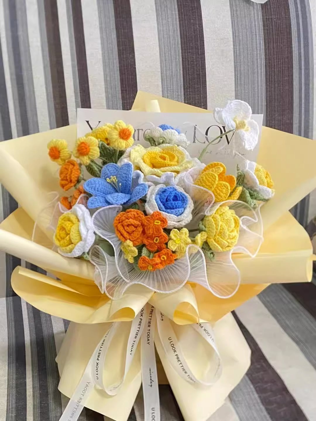 Handwoven Thai Rose Mix and Match Bouquet