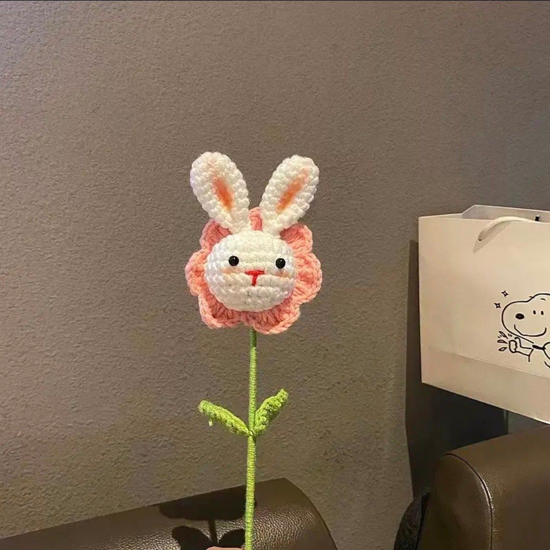 Hand Knitted Cute Pig Bouquet